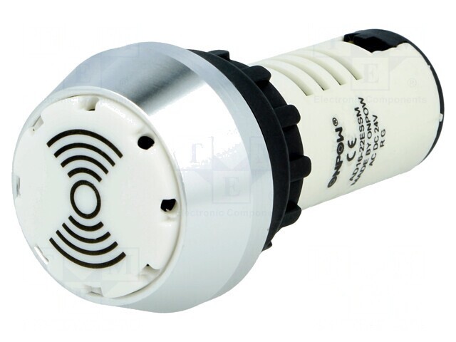 Semnalizator Acustic LED 24V IP40 &Oslash;22mm
