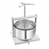 Presa manuala pentru struguri si fructe moi, Capacitate 12 l, Inox, 370x355x665 mm