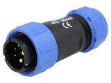 Mufă SP21 tată IP68 5A,30A pentru cablu 7&divide;12mm