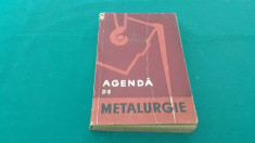 AGENDA DE METALURGIE/ 1959 foto