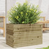 vidaXL Jardinieră de grădină, 70x40x45,5 cm, lemn de pin impregnat