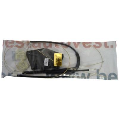 Kit reparatie macara geam fata Skoda Fabia 1 6y stanga electrica 2000-2007 (cablu role si suport geam) foto