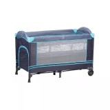 Cumpara ieftin Patut pliabil cu 2 nivele Ecotoys - Bleumarin