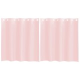 Cumpara ieftin Perdele Voile cu Oelii 2 buc Roz deschis 140x140 cm