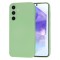 Husa silicon Samsung Galaxy A55 5G Techsuit SoftFlex, verde deschis