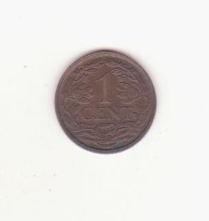 Olanda 1 cent 1939 - Wilhelmina. foto
