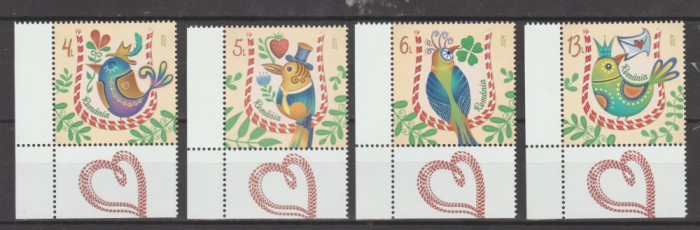 ROMANIA 2024 ZIUA MARTISORULUI Serie 4 val. LP.2456 MNH**
