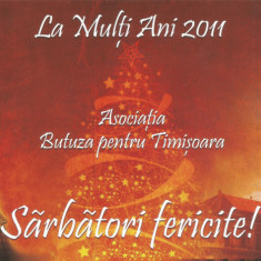 Romania, Asociatia Butuza pentru Timisoara, calendar publicitar, 2011