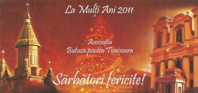 Romania, Asociatia Butuza pentru Timisoara, calendar publicitar, 2011 foto