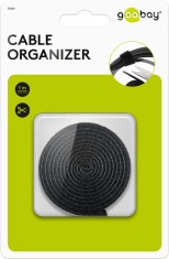 Set de gestionare fixare cabluri 1m negru Goobay foto