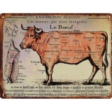 Decoratiune metalica cu o vaca NU-30