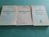 DREPT PENAL ROM&Acirc;N * 2 VOL.+ CULEGERE DE PROBLEME / CONSTANTIN BULAI/ 1992 * 24