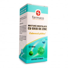 Mixtura mentolata cu oxid de zinc, Farmaco, 100 ml foto