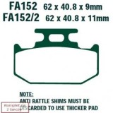 Klocki Ham. Moto. Suzuki Dr 350 (94-95)/ Dr 250 (96-98) 311043 EBCMXS152