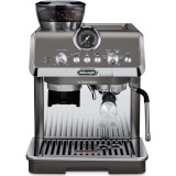 Espressor manual La Specialista Arte Evo EC9255.T, 1,7l, 15 bar, 1550 W, extractie la rece, argintiu inchis, Delonghi