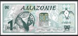 !!! AMAZONIA - 1 ARA 2005 , TEXT IN OLANDEZA - UNC / CEA DIN SCAN