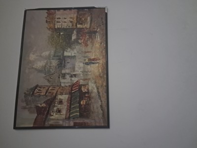 Tablou semnat P Renard in ulei 70&amp;times;50 foto