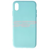 Husa Silicon Turquoise pentru iPhone XS Max - High Copy Apple, Protectie Premium