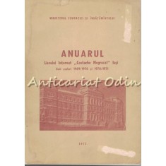 Anuarul Liceului Internat Costache Negruzzi Iasi - Petru Tanasuca