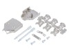 Carcasa Conector D-Sub Ecranat MH CONNECTORS, Dreapta, Metal, Cod MHDM9-K, UNC 4-40
