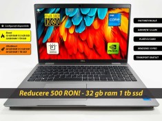 Laptop Dell Precision 3561 i7 - 11850H 32 gb ram 1 tb ssd 15.6 inch Full HD Nvidia Quadro T550 4 GB vRam DDR6 Garantie 12 Luni foto