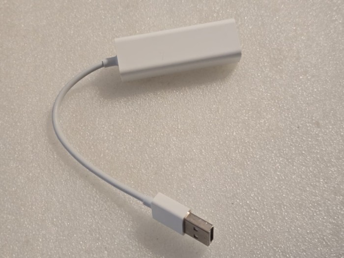 Placa de retea Apple USB la Gigabit Ethernet USB- RJ45 model: A1277