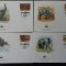 Uganda-WWF,FDC elefanti-set complet