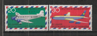 Germania.1969 50 ani Serviciul Postal Aerian MG.236 foto