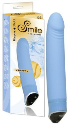 Vibrator Smile Happy Blue, 7 Vibratii foto