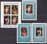Sao Tome 1977 pictura Rubens 4 blocuri MI bl.3 -6 MNH