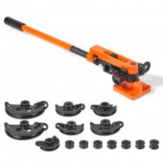 Dispozitiv de indoit tevi cu 7 matrite 3/8&quot; 1/2&quot; 9/16&quot; 5/8&quot; 3/4&quot; 7/8&quot; 1&quot;
