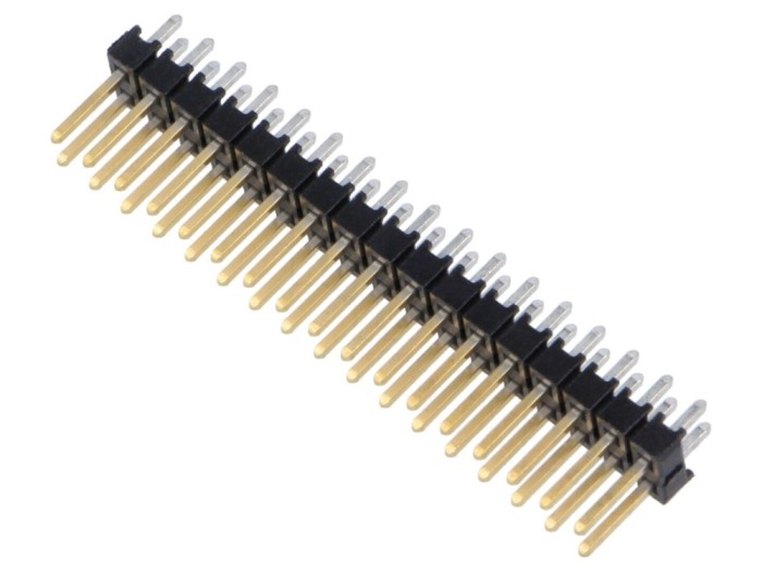 Conector SAMTEC 34 pini drept 2,54mm THT