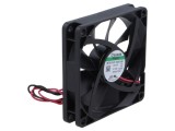 Ventilator DC axial 12V 70x70x15mm 25,6dBA Vapo