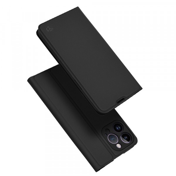 Husa pentru Apple iPhone 14 Pro Max, Techsuit, Magskin Book, Neagra