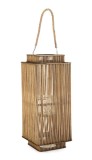 Cumpara ieftin Felinar bambus natur Turks 26x26x62h