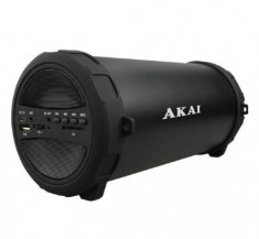 Boxa Portabila Akai ABTS-12C, Bluetooth, Radio FM, Slot USB, Acumulator 1000 mAh foto