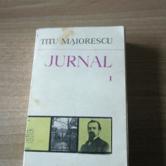 Titu Maiorescu - Jurnal vol. I