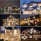 Proiector LED efect fulgi albi de zapada, 4W, metalic, IP64