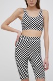 Vans pantaloni scurți din bumbac femei, modelator, high waist VN0A7PNE56M1-BLACKWHITE