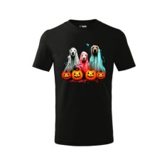 Tricou Personalizat Copii Halloween , Catei Fantome si Dovleci