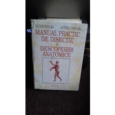 MANUAL PRACTIC DE DISECTIE SI DESCOPERIRI ANATOMICE - VICTOR PAPILIAN