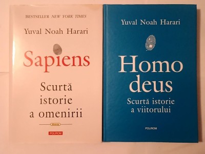 Yuval Noah Harari - Sapiens: scurtă istorie a omenirii + Homo deus: scurtă istorie a viitorului foto