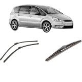 Cumpara ieftin Set 3 stergatoare FORD S-MAX (WA6) 2006-2014, pentru parbriz si luneta, Bosch Twin-Aerotwin