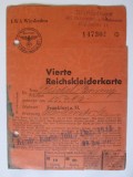 Germania nazista cartela de imbracaminte 145 x 106 mm din 1943