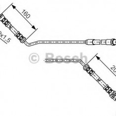 Conducta / cablu frana BMW X5 (E53) (2000 - 2006) BOSCH 1 987 476 055
