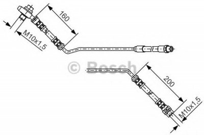 Conducta / cablu frana BMW X5 (E53) (2000 - 2006) BOSCH 1 987 476 055 foto