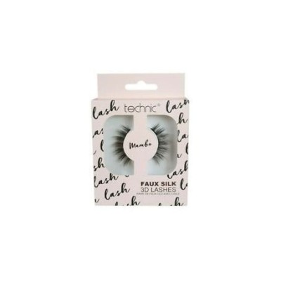 Gene false, Technic, Faux Silk 3D Lashes, Mambo, Adeziv inclus foto