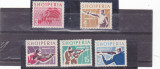 Albania 1965 MNH -Campionatele europene de tir ,5 timbre, Sport, Stampilat