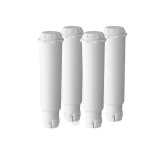 Set 4 filtre de apa pentru espressoare, Aqualogis, AL-TES46, Compatibilitate multipla, Alb