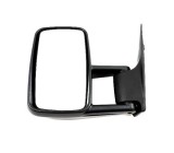 Oglinda usa exterioara Mercedes Sprinter 208-414, 01.1995-2006, partea Stanga, ajustabil manual; carcasa neagra; sticla convexa; mic, Aftermarket
